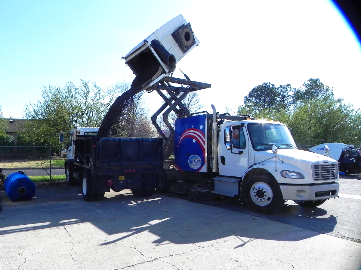 Schwarze A8 Twister Sweeper