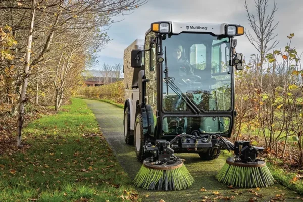 Multihog ECV Multi-Use Vehicle and Electric Sweeper